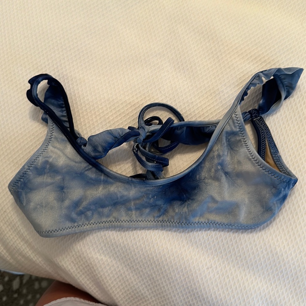 Made by dawn tie dye bikini top